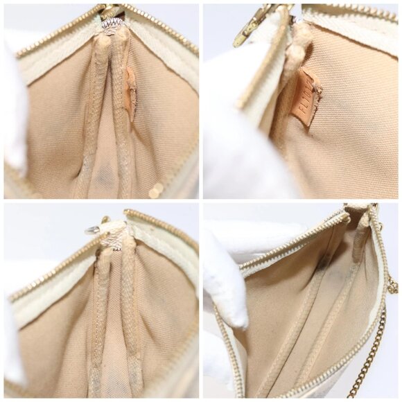 LOUIS VUITTON Damier Azur Mini Pochette Accessoires Pouch - Picture 15 of 16